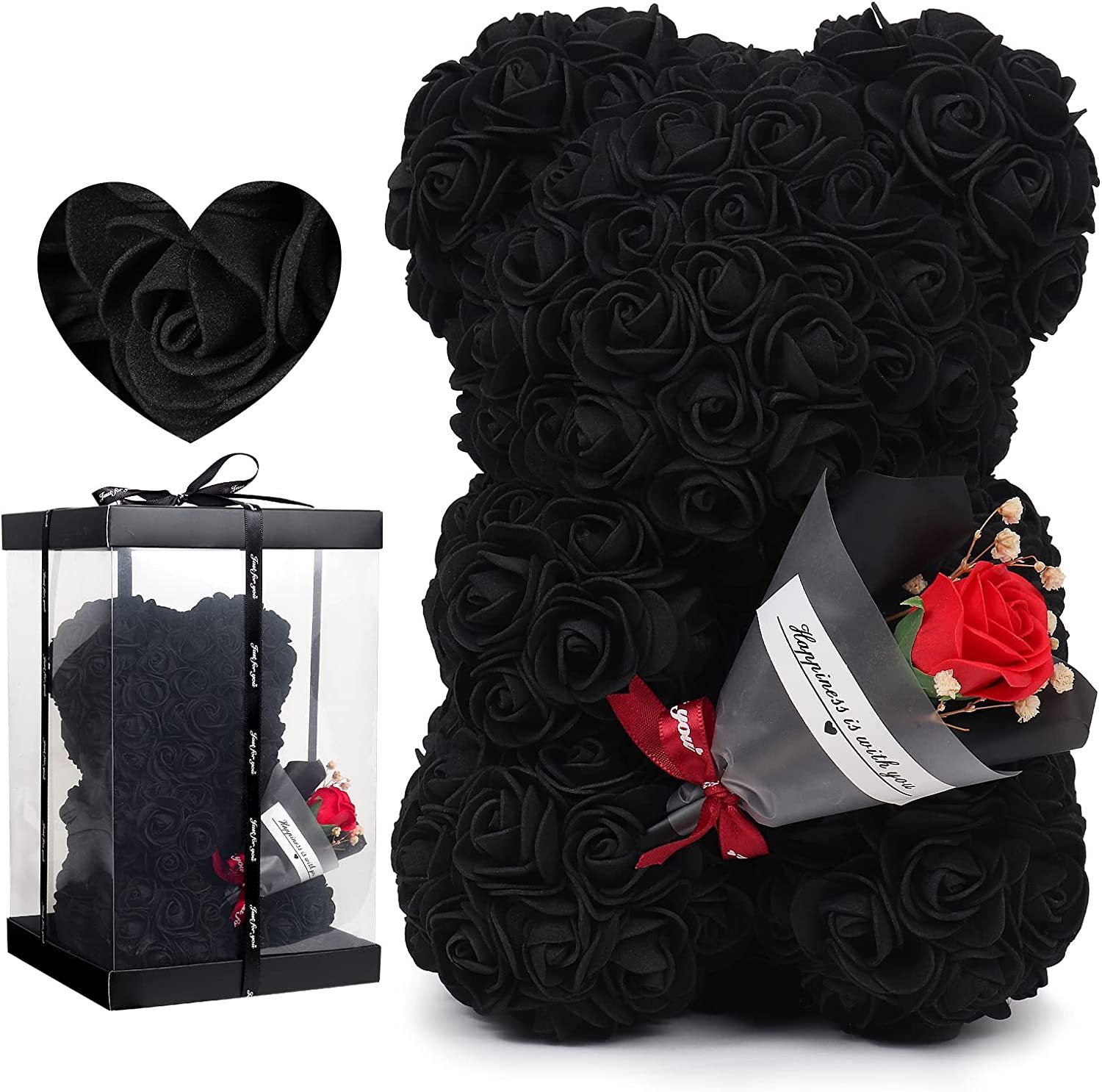 Eternal Rose Bear with Gift Box