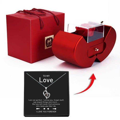 I Love You Projection Necklace