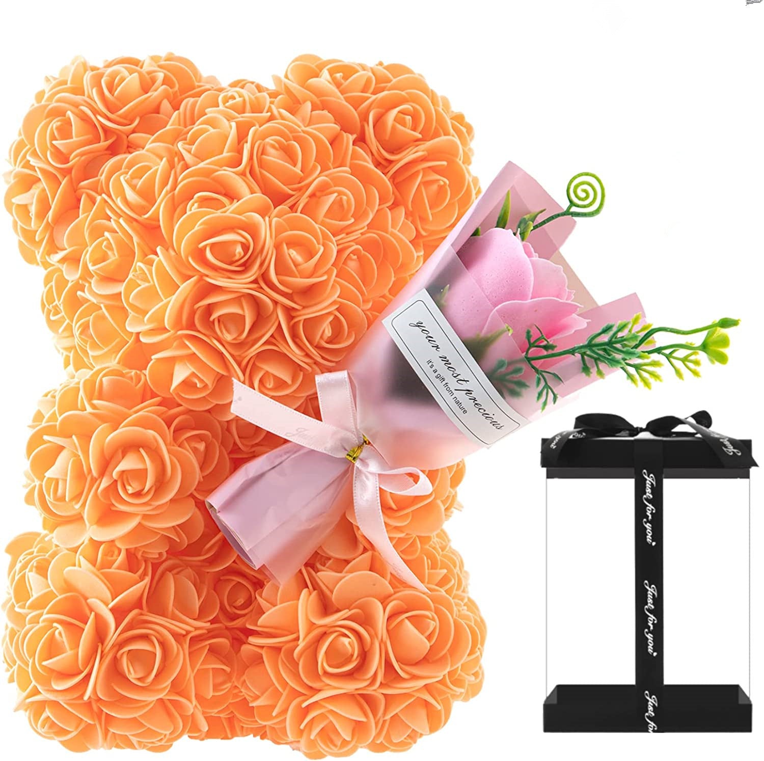 Eternal Rose Bear with Gift Box