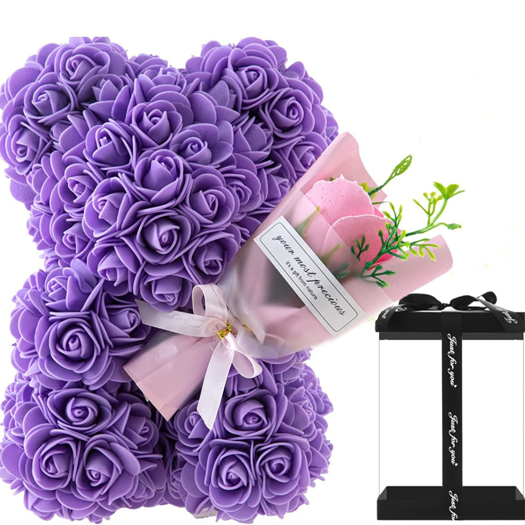 Eternal Rose Bear with Gift Box
