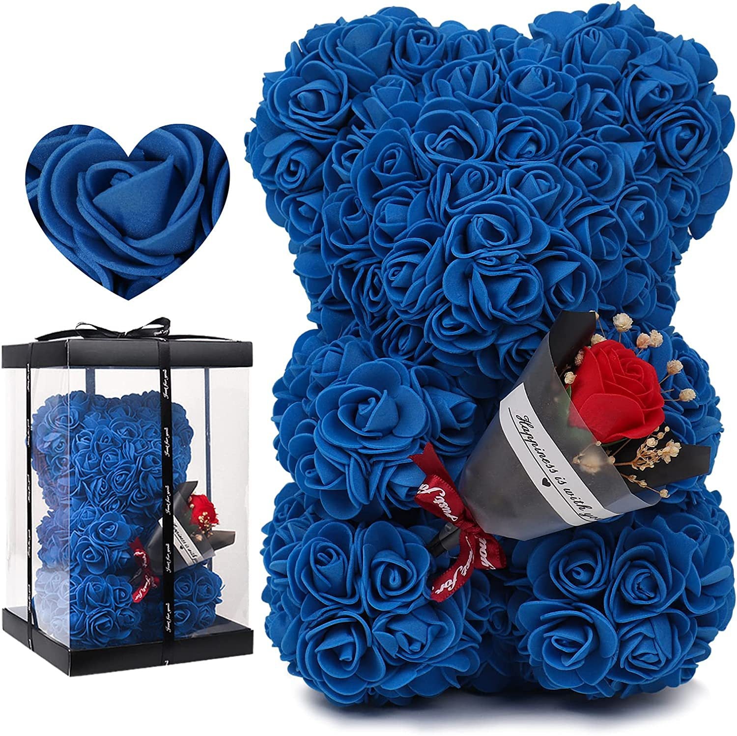 Eternal Rose Bear with Gift Box