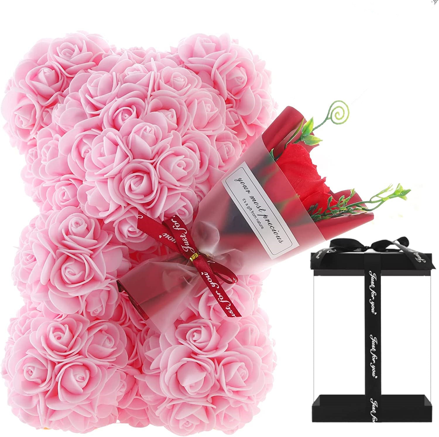 Eternal Rose Bear with Gift Box