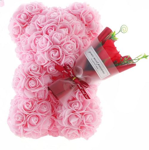 Eternal Rose Bear with Gift Box